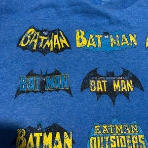 DC Comics Blue Batman Short Sleeve Tee